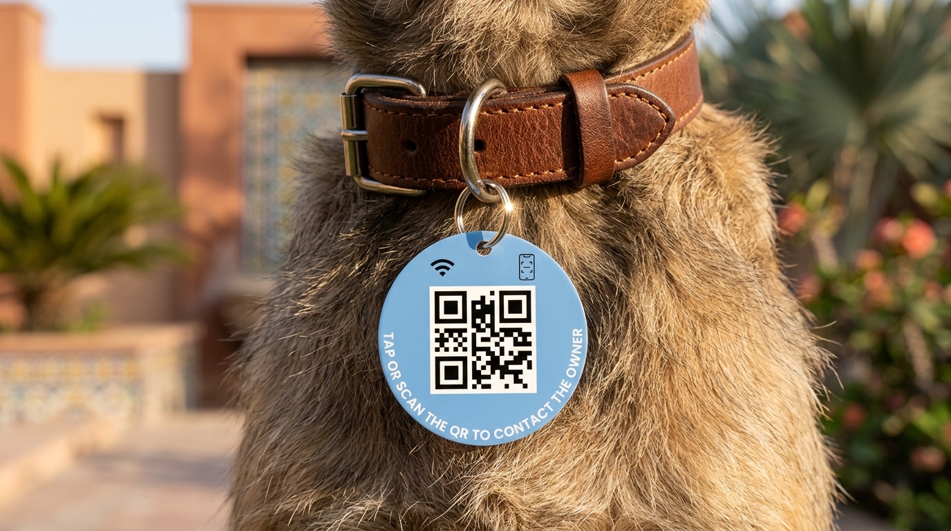 Retrivo on pet collar